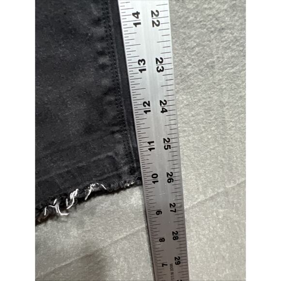 Vintage Spanx Distressed Ankle Skinny Jeans Jeggings High Waisted Black Size 32 - Picture 12 of 12